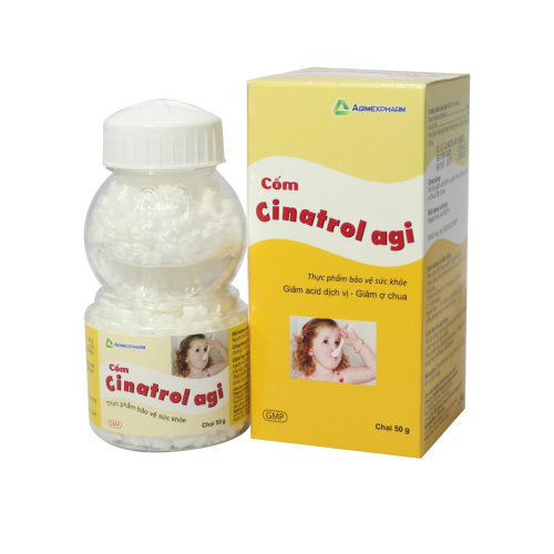 Cốm Cinatrol agi giúp tiêu hóa giảm ợ chua lọ 50g Agimexpharm