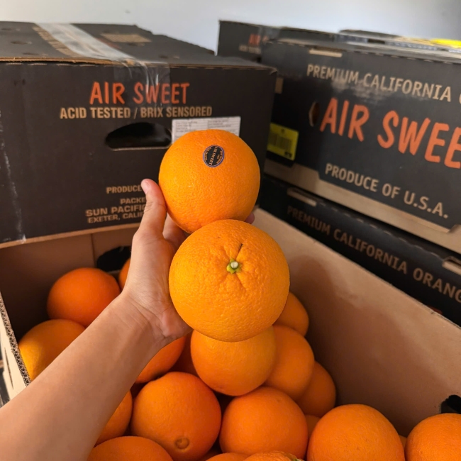 CAM VÀNG MỸ AIR SWEET
