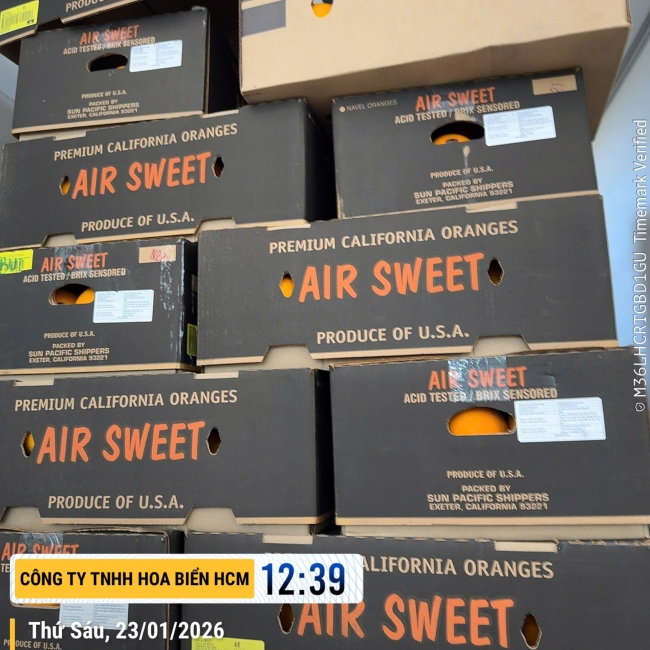 CAM VÀNG MỸ AIR SWEET